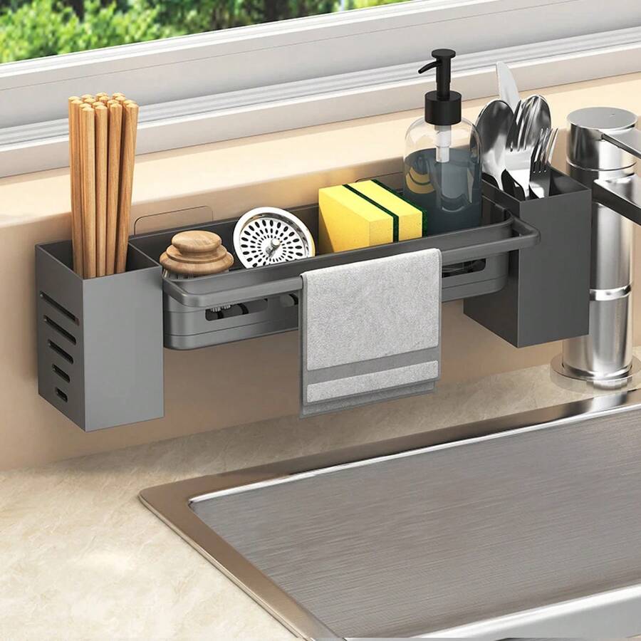Wall Mounted Kitchen Racks - グレー - チェックする 1