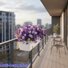 90pcs Artificial Tricolor Orchids = 30 Bundles. Suitable For Outdoor Use. UV-Resistant Synthetic Silk Flowers. Suitable For Outdoor Flower Pots, Front Door, Balcony, Windowsill And Home Decor. - UV-Resistant Artificial Plants, Suitable For Indoor And Outdoor Use, Suitable For Living Room Decor, Garden, Front Door Decor, Wedding, Party, Home Decor, Office And Anniversary Celebration Decor - Multicolor - View 9