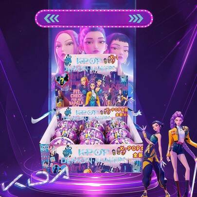 1 món tượng hoạt hình, mô hình trưng bày phong cách K Pop Gacha, phụ kiện vòng tay cá tính thời trang, đồ chơi phong cách độc đáo ngẫu nhiên, quà tặng bất ngờ mini cho tiệc lễ ngày sinh nhật lớp học