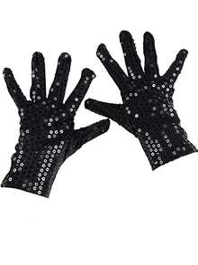 Bộ 1/2/4/5 găng tay đính sequin phong cách disco thập niên 70, 80 và Y2K của D EXCEED, unisex – Hoàn hảo cho cosplay retro, các bữa tiệc theo chủ đề disco và tiệc rave Y2K. - Nhiều màu - Xem 4
