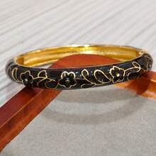 Brazalete de alta calidad con flor pequeña de esmalte cloisonné - Exquisitas florecillas - Ver 24