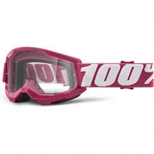 100% Strata 2 Junior Motocross & Mountain Biking Goggles - MX, MTB, Dirt Bike, Power Sport Protective Eyewear - 弗萊契 - 查看 1