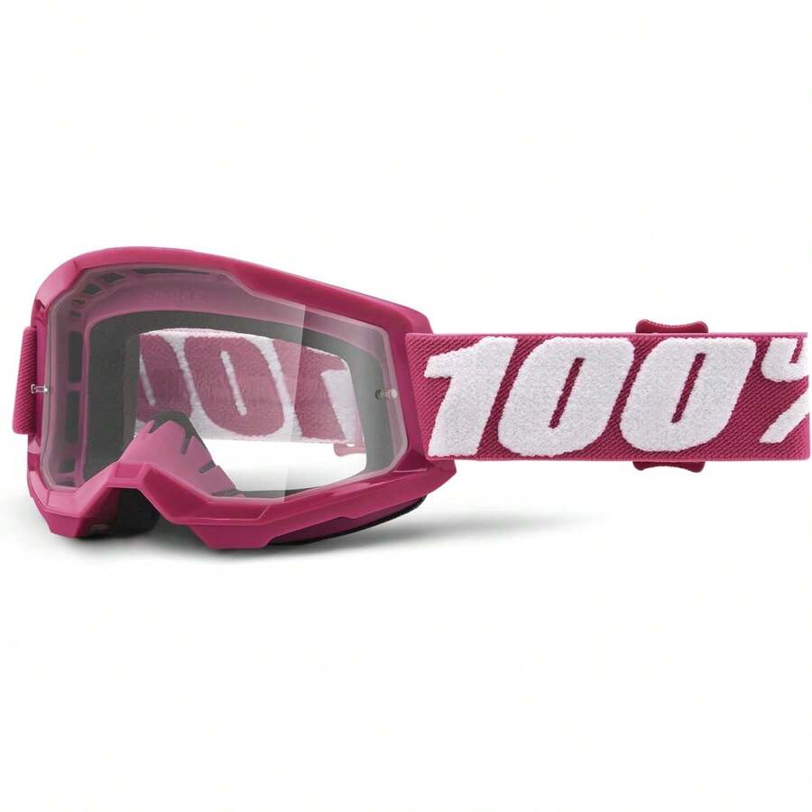 100% Strata 2 Junior Motocross & Mountain Biking Goggles - MX, MTB, Dirt Bike, Power Sport Protective Eyewear - 弗萊契 - 查看 1