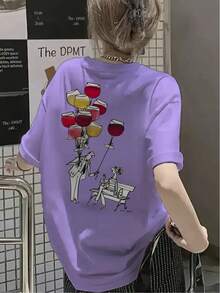 Women T-Shirts - Dark Gray - View 6