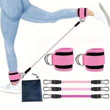 Yoga Resistance Bands, Glute And Leg Strength Training, Butt And Leg Muscle Training - Multicolor - View 10