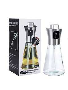 1pc Stainless Steel Glass Oil Sprayer Bottle, Large Capacity For Kitchen, BBQ, Outdoor - Olive Oil Mister, Cooking & Grilling Perfect Gift - View 9