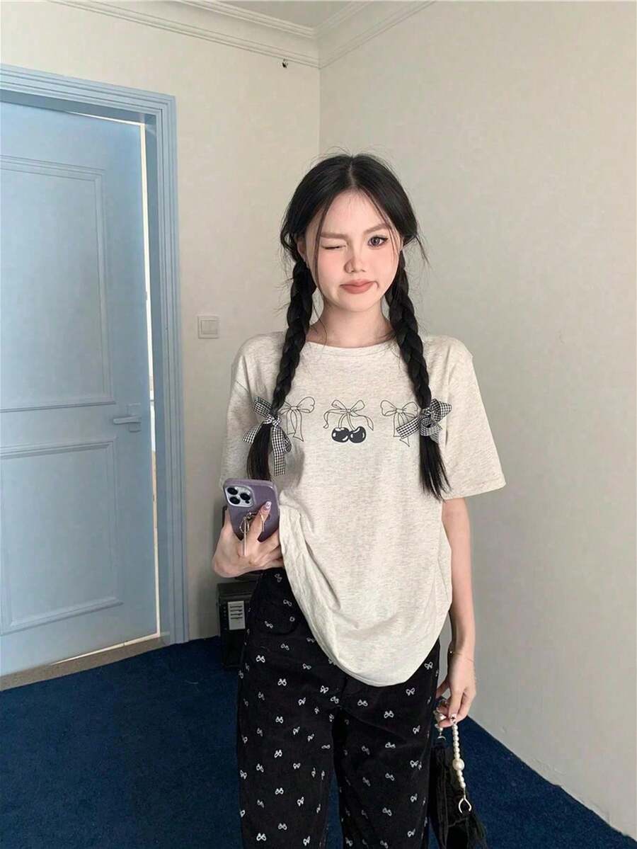Women T-Shirts - Light Grey - View 1