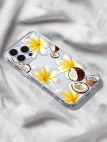 Funda de silicona líquida para teléfono móvil con patrón de flores de hibisco, protección de Body completo, a prueba de golpes y caídas, de goma suave TPU compatible con iPhone / Galaxy - Multicolor 7 - Ver 6