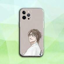 2026 Youthful And Modern Cell Phone Case, Anime And Cartoon Print, MX, Urban Style ActualB-Bleach Anime Aizen Phone 16, 15, 14, 13, 12, 11 Pro, Plus, X, XS, XR, SE4, E Transparent Soft Cover  17 Pro Max - Z6 - 查看 10