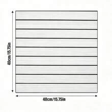 1/16 Tấm ốp tường vân gỗ 3D tự dính dày dặn, kích thước 15.75*15.75 inch, chống thấm nước, thiết kế vân thẳng, mô phỏng vân gỗ rất chân thực. Thích hợp cho tường nền TV trong phòng khách, phòng ngủ, phòng ăn, nhà bếp và trang trí trần nhà. Lý tưởng cho trang trí nhà hiện đại cao cấp. Dễ dàng lắp đặt và vệ sinh, miếng dán tường có khả năng cách âm. Lựa chọn hoàn hảo cho việc trang trí và cải tạo tường đơn giản và tiện lợi. - Hình dán tường lưới tản nhiệt 2 - Xem 7