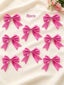 48pcs/24PCS/8PCS Big Ribbon Bows , Hair Bows For Women, Multipurpose Decorative Bows For Hair Gift Wedding Curtain Home Decor, Handmade Invitation Letter Decorations ,Crafts & Sewing Supplies - Gift Packaging Bow - Double Swallowtail Bow - View 45