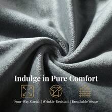 Ghế văn phòng không bánh xe, ghế bàn trang điểm, ghế trang điểm, ghế trang trí thoải mái, ghế sofa bọc nệm phong cách hiện đại giữa thế kỷ cho văn phòng tại nhà, vỏ bọc ghế ăn trang trí văn phòng, vỏ bọc ghế văn phòng lưng vừa co giãn, vỏ bọc bảo vệ ghế bành thường ngày - Nhiều màu - Xem 5