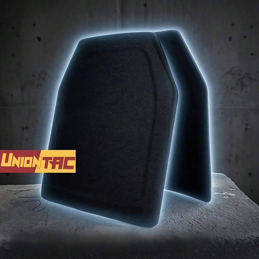 TWINFALCONS UNIONTAC Sleek & Strong: Black Tungsten Steel Accessory Plate 12x10" | 2.87LB Each One Built For Enhanced Gear Protection - 2PCS Steel - View 1