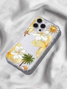 Floral And Butterfly Print Phone Case Compatible With IPhone And Galaxy, Protective Case With Christian Cross And Bible Verse - 多色 3 - 查看 4