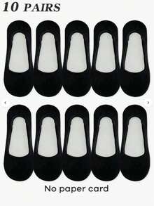 1/5 Pairs Women's Low Cut Boat Socks Silicone Anti-Slip Breathable Invisible Socks Spring Summer Commute Versatile - Multicolor - View 8