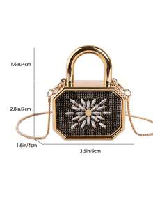 New Acrylic Mini Handbag, Fashion Clutch Purse, Personalized Lipstick Case, Celebrity Evening Bag, Crossbody Chain Bag - Multicolor - View 2