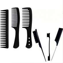 Herramientas de peinado de plástico ABS para peluquería - Negro - Ver 7
