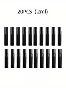 5/10/20pcs (2ML/3ML/5ML) Refillable Portable Perfume Spray Bottles, Mini Perfume Refillable Sprayer, Cosmetic Essence Water Storage Container, Perfume Spray Bottle, Perfume Spray Pump Box, Mini Pocket Perfume Sprayer, Refillable Perfume Dispenser Transfer Tool - Black - View 14