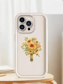 1 ốp lưng điện thoại hình cầu thang lấy cảm hứng từ Dopamine, thiết kế hoa hướng dương và trái tim, tương thích với Apple 16/17 Pro Max, ốp bảo vệ toàn thân mềm mại hình hoạt hình dễ thương, phù hợp với Honor X7/Galaxy A56 5G/ Smart 8/ Hot 40/Transsion Spark 30C/Spark Go 2024/ Note 14 5G/ E22/E22i/ A54 - trắng - Xem 3