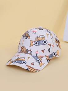 1pc Kids Cartoon Dinosaur Animal Print Hat, Unisex Fashionable Versatile Baseball Cap, Sun Protection, Suitable For Spring, Summer, Autumn - 1PC - View 29