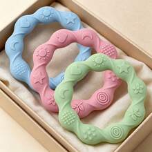 Baby Teething Stick, Silicone Teether, Infant Teething Toys For Soothing Gums - Multicolor - View 2