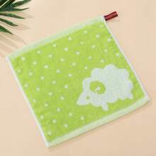 3 Pcs Plain Style Square Towels Soft Absorbing Stable Color No Loose Fiber Daily Household Wiping Cloths Multi Purpose Indoor Daily Use Nice Home Holiday Present Thanksgiving Ready To Ship Ships Fast - Blue - View 7