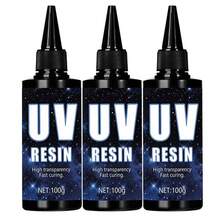 Nhựa UV trong suốt 100g-500g, Bộ keo epoxy đóng rắn bằng tia UV, Keo kích hoạt bằng năng lượng mặt trời, Dùng làm đồ trang sức, Đóng rắn nhanh. - Nhựa UV - Xem 10