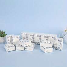 1/5/10/20/30/50pcs Elegant Floral Tissue Paper Set, Soft Wedding Birthday Party Favors, Printed With "May You Shed Tears Of Joy" Text, Suitable For Brides, Grooms And Guests, Decorative Tabletop Display, Applicable For Wedding Favors - A - View 4