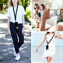 High-Quality Solid Color Adjustable Wide Phone Lanyard, Can Be Worn Diagonally Across The Body To Prevent Phone Loss, Simple Design Also Suitable For Wearing Around The Neck, Fits Various Smartphone Cases - Multicolor - View 7