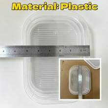 Hộp đựng thực phẩm xếp chồng 1/2/3/4 tầng có nắp đậy, bằng nhựa, dùng để đựng thịt/bánh bao/bánh ngọt/trái cây, an toàn với máy rửa chén, tiết kiệm không gian, giữ độ tươi ngon tuyệt vời, thích hợp để trong tủ lạnh. - Nhiều màu - Xem 5