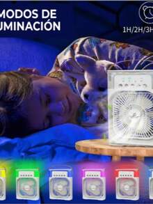 Ventilador con humidificador - Multicolor - Ver 3