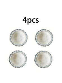 1pc French Retro Tableware Set, Minimalist High-End Dinner Soup Rice Bowls & Coffee Cups, Luxury Household Plates, Romantic French Charm, Delicate Compact Proper Size, Practical & Aesthetic Elegant Home Dining - Multicolor - View 24