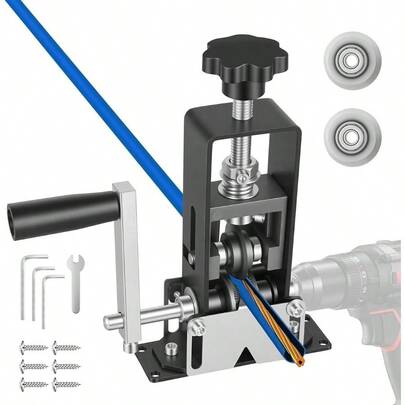 Wire Stripping Manual, Scrapping Copper Stripper Drill Powered/Hand Crank Dual-Drive Wire Stripper Scrap Copper Recycling Automotive Cables And Electrical Work
