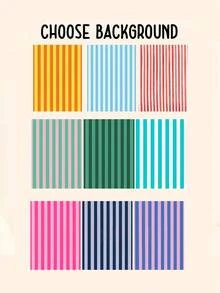 1pc Custom Name Teacher Clipboard, Personalized Teacher Appreciation Gifts, Monogram Initial Teacher Clipboard, Stripe Teacher Acrylic Paper Clipboard With Metal Clip, End Of School Teacher Gifts, Back To School - Multicolor - View 5