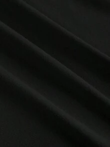 MOD Top ajustado de 3 formas de unicolor (Negro, Lunares negro y blanco, Albaricoque) - Úsela como cuello de capucha, hombros descubiertos o sin tirantes, Top casual de primavera/verano para festivales, vacaciones en la playa, té - Negro - Ver 9