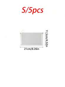 1pc/2pcs/5pcs/10pcs/A4 Paper Storage Box, File & Contract Storage Box, Desktop Miscellaneous Storage Box, Covered Dust-Proof & Moisture-Proof Storage Box, Student Exam Paper & Document Storage Box, Office & Dorm Storage Accessory, Campus Supplies, Home Storage, Study Supplies, Organizing Accessory - Multicolor - View 18