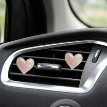 Decoración con forma de corazón para la rejilla de ventilación del coche - A - Ver 4