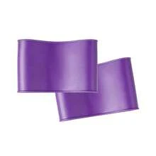1 đôi tất bóng đá unisex cổ cao bám dính tốt, bảo vệ cổ chân, chống trượt, chống tuột, ống bọc chân thể thao bằng silicone - Màu tím - Xem 3