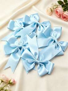 48pcs/24PCS/8PCS Big Ribbon Bows , Hair Bows For Women, Multipurpose Decorative Bows For Hair Gift Wedding Curtain Home Decor, Handmade Invitation Letter Decorations ,Crafts & Sewing Supplies - Gift Packaging Bow - Double Swallowtail Bow - View 9