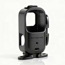 Plastic Frame Extension Adapter Bracket (Black) For Osmo Nano, Suitable For Action Camera Stabilizer | Vertical/Horizontal Adapter Bracket | Travel Photography Support | Travel Video Blogging Camera Accessory | Camera Protection | Action Video Blogging - View 2