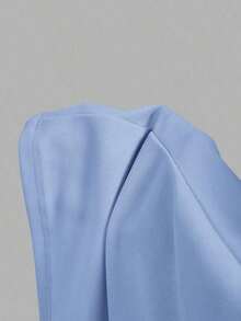Vestido mini de mujer de unicolor con lazo y espalda descubierta - Granate - Ver 9