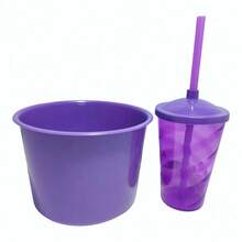 Souvenir Kit: 20 Popcorn Buckets (1.5 L) + 20 Cups (400 ML) - 紫色的 - 查看 2
