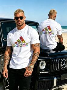 Summer Unisex Basic Tee Air Permeable Comfortable Home Outdoor Daily Clothes - White - View 1