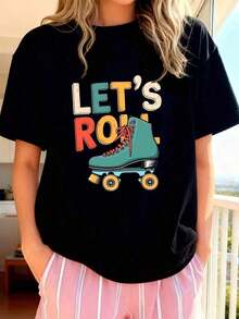 Conjuntos de Ropa para Vacaciones Tropicales, Camiseta Unisex Retro Estilo Patinador de los 70 y 80, Regalo, Conjuntos para Salir - Rojo - Ver 9