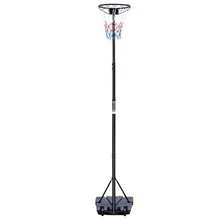 Panier de basket portable, hauteur réglable de 259,08 à 304,8 cm, sans panneau, adapté à une utilisation intérieure et extérieure, pour adolescents et adultes. - noir - Voir 1