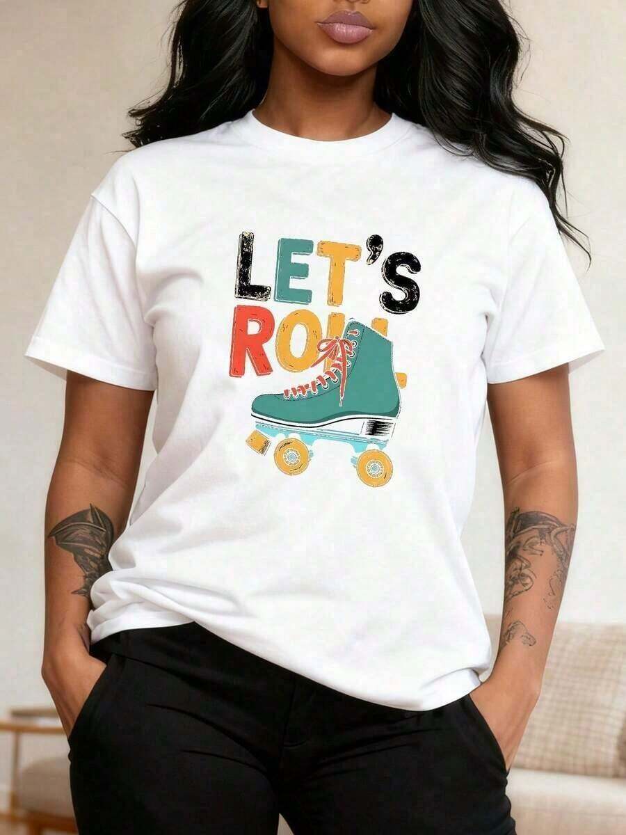 Conjuntos de Ropa para Vacaciones Tropicales, Camiseta Unisex Retro Estilo Patinador de los 70 y 80, Regalo, Conjuntos para Salir - Rojo - Ver 1