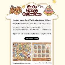 1 pieza Juego de 27 pegatinas de almacenamiento de escenas estereoscópicas 3D, incluye 10 piezas de materiales, 17 piezas de escenas, caja de pegatinas de paisajes en miniatura para almacenamiento fácil, pegatinas de paisajes visuales 3D, decoración de pegatinas de mini casa hecha a mano DIY, pegatinas decorativas de dibujos animados, alivio del estrés, relajación, regalo de vuelta al colegio, regalo de vacaciones - D - Ver 10