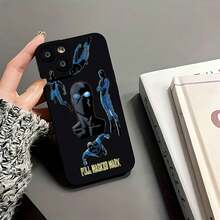 Funda protectora Full Masked Mark, compatible con Samsung, Apple, VIVO, OPPO,  y Honor. Fabricada en TPU, ofrece protección contra golpes y caídas. Un regalo ideal para amigos y familiares. - Negro - Ver 6