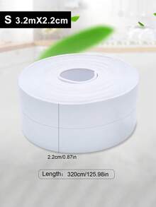 1 捲浴室防水防潮自黏密封膠帶 - 密封膠帶，防止水損，適用於馬桶、門、窗和檯面，防水設計膠帶 | 塑膠條 3.8cm X320cm - A-白色 - 查看 8