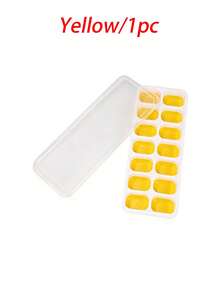 1pc/2pcs Silicone Ice Cube Tray With Removable Lid, Flexible Easy Release Ice Mold, Stackable Reusable For Home, Fridge, Bar, Cocktail, Beverage Preparation, Suitable For Summer Use - Multicolor - View 12
